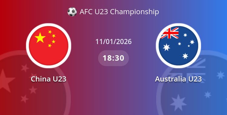 Fullmatch China U23 vs Australia U23 | 11.01.2026 | AFC U23 Championship