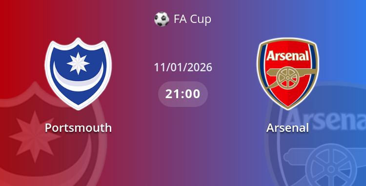 Fullmatch Portsmouth vs Arsenal | 11.01.2026 | FA Cup