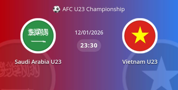 Fullmatch Saudi Arabia U23 vs Vietnam U23 | 12.01.2026 | AFC U23 Championship