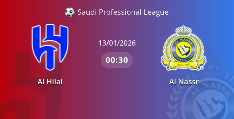 Fullmatch Al Hilal vs Al Nassr | 13.01.2026 | Saudi Professional League