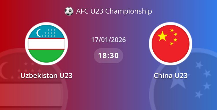 Fullmatch Uzbekistan U23 vs China U23 | 17.01.2026 | AFC U23 Championship