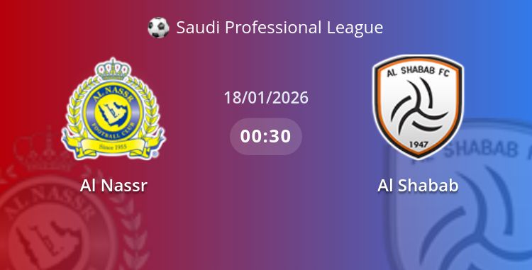 Fullmatch Al Nassr vs Al Shabab | 18.01.2026 | Saudi Professional League