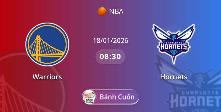 Warriors vs Hornets | 18.01.2026 | NBA