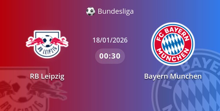 Fullmatch RB Leipzig vs Bayern Munchen | 18.01.2026 | Bundesliga