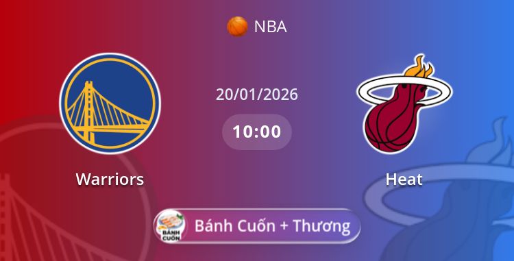 Warriors vs Heat | 20.01.2026 | NBA