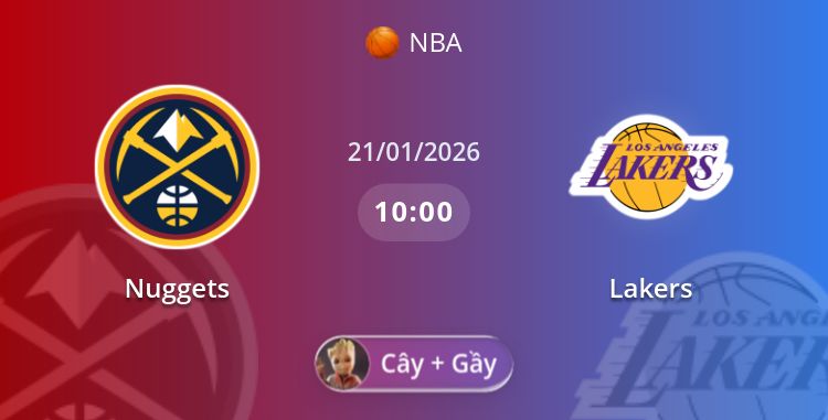 Nuggets vs Lakers | 21.01.2026 | NBA
