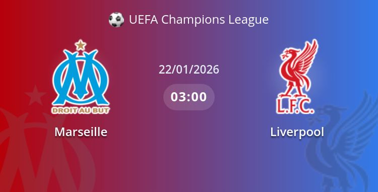 Fullmatch Marseille vs Liverpool | 22.01.2026 | UEFA Champions League