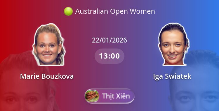 Fullmatch Marie Bouzkova vs Iga Swiatek | 22.01.2026 | Australian Open Women