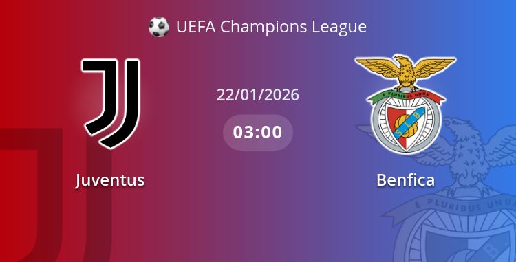 Fullmatch Juventus vs Benfica | 22.01.2026 | UEFA Champions League