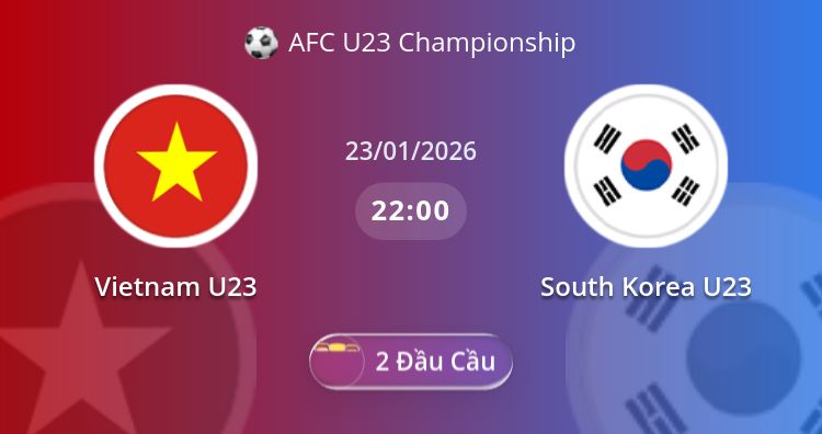 Fullmatch Vietnam U23 vs South Korea U23 | 23.01.2026 | AFC U23 Championship