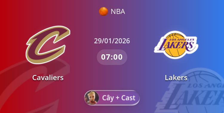 Cavaliers vs Lakers | 29.01.2026 | NBA