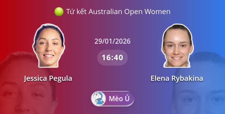 Fullmatch Jessica Pegula vs Elena Rybakina | 29.01.2026 | Chung kết Australian Open Women