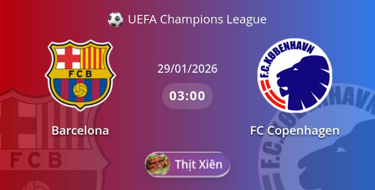 Fullmatch Barcelona vs FC Copenhagen | 29.01.2026 | UEFA Champions League
