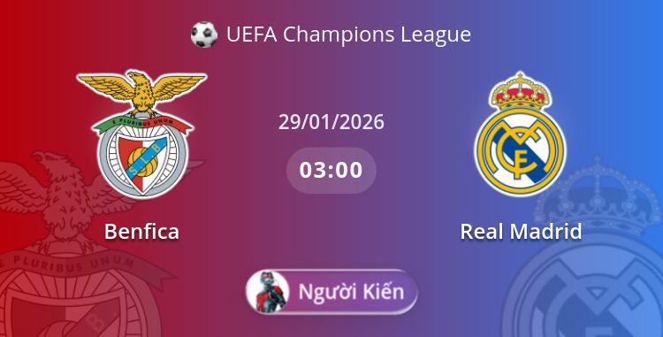 Fullmatch Benfica vs Real Madrid | 29.01.2026 | UEFA Champions League