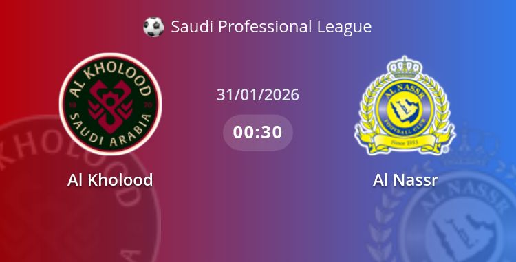 Fullmatch Al Kholood vs Al Nassr | 31.01.2026 | Saudi Professional League