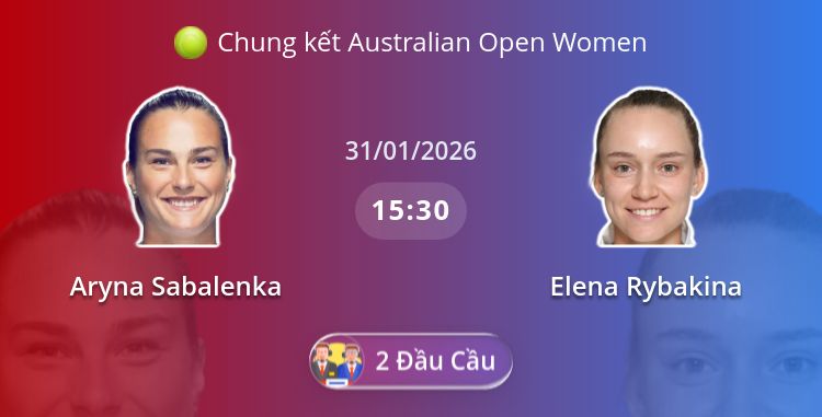 Fullmatch Aryna Sabalenka vs Elena Rybakina | 31.01.2026 | Chung kết Australian Open Women