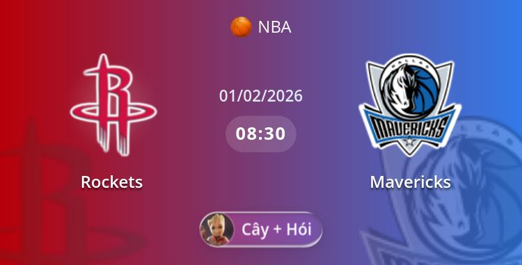Rockets vs Mavericks | 01.02.2026 | NBA
